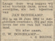 Overlijdens advertentie
de Waarheid 14-7-1945 Overlijdens advertentie
de Waarheid 14-7-1945